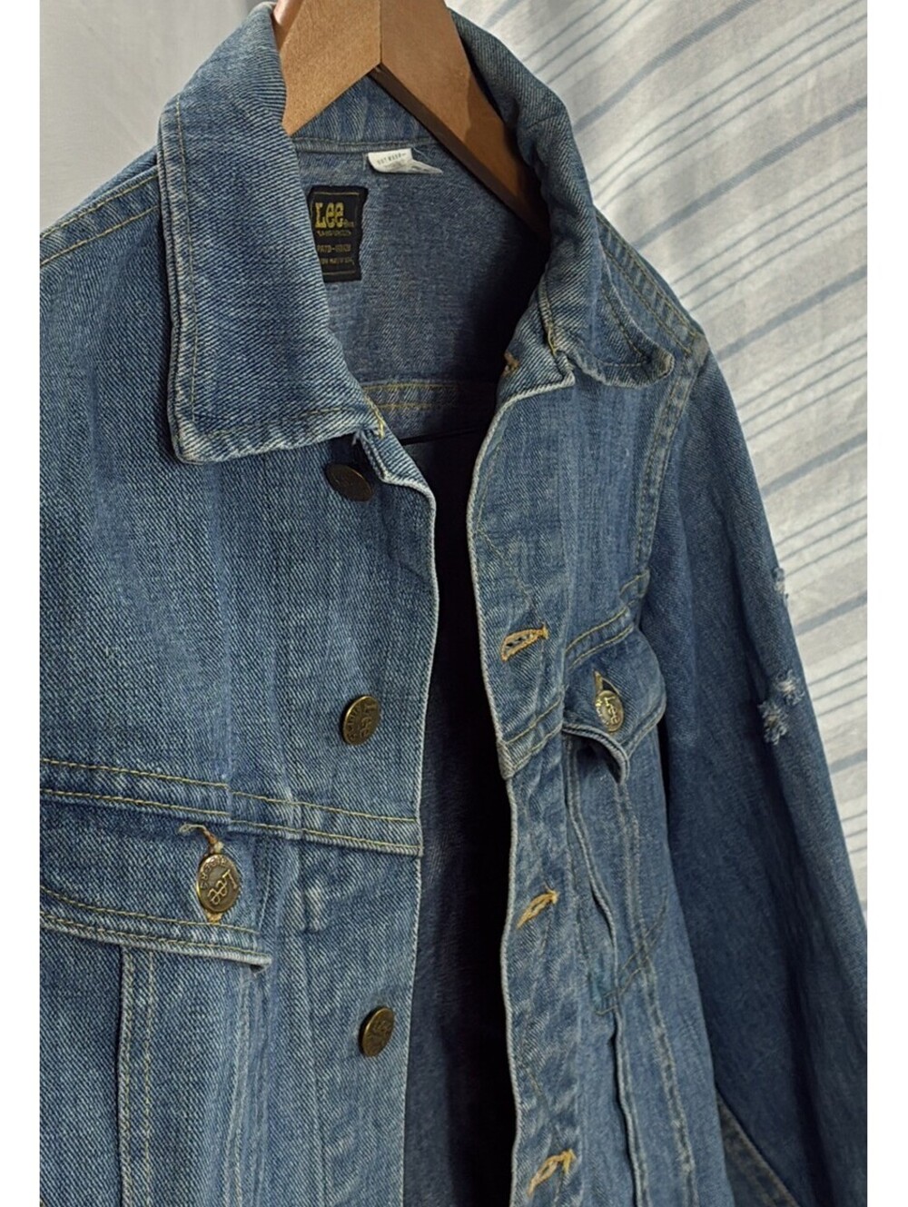 70s Lee Rider 101J Denim Jacket Sanforized Trucker Union